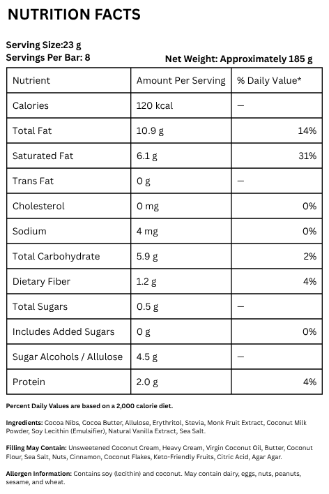 Keto Chocolate Peanut Keto Pop Fusion - 185GM