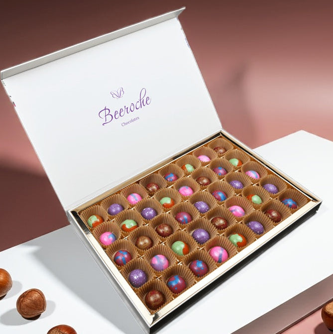 Premium Chocolate Bonbon - 40 Pcs Box Nutty
