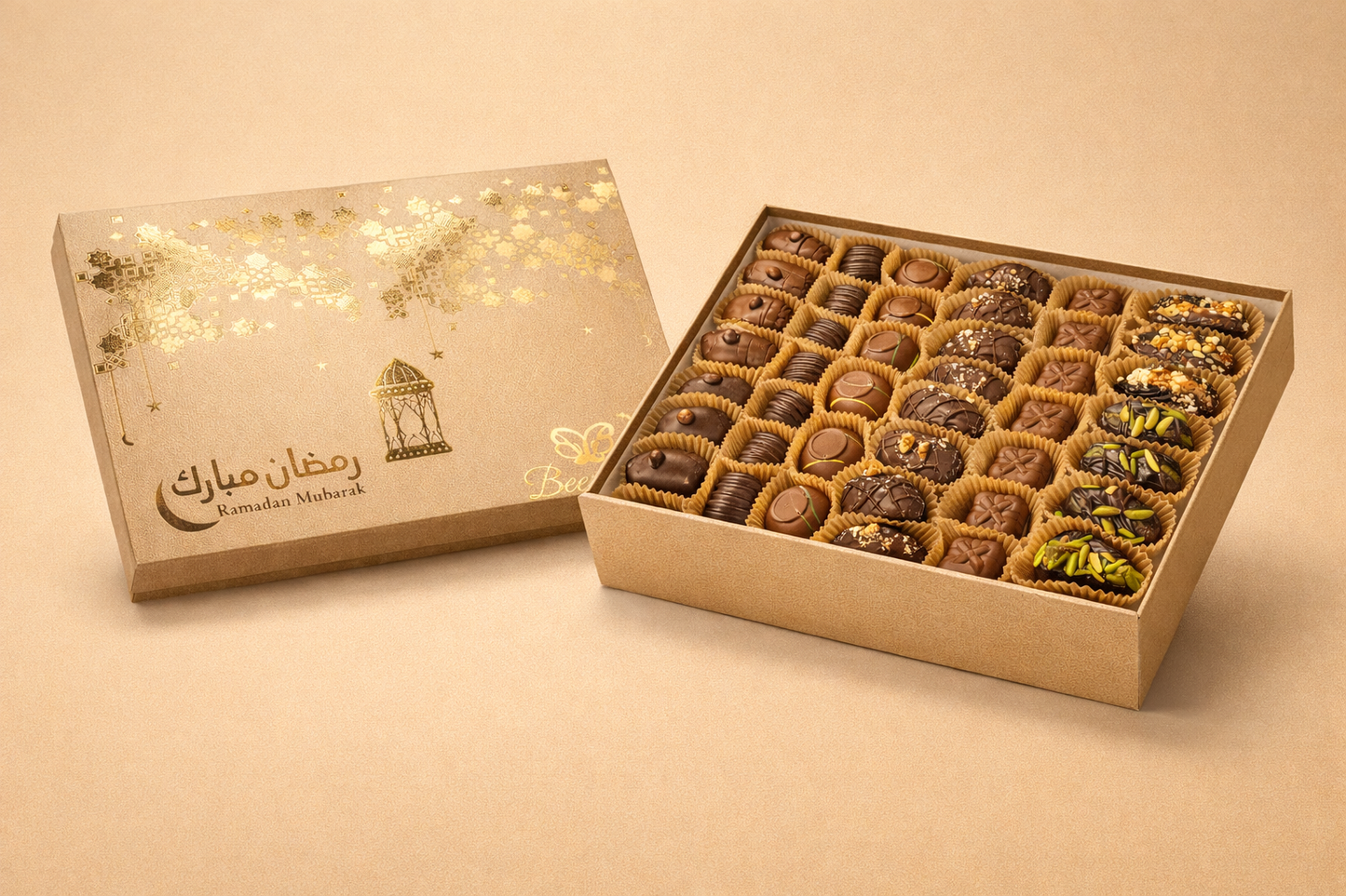 Ramadan Deluxe Assorted Chocolate & Dates Box