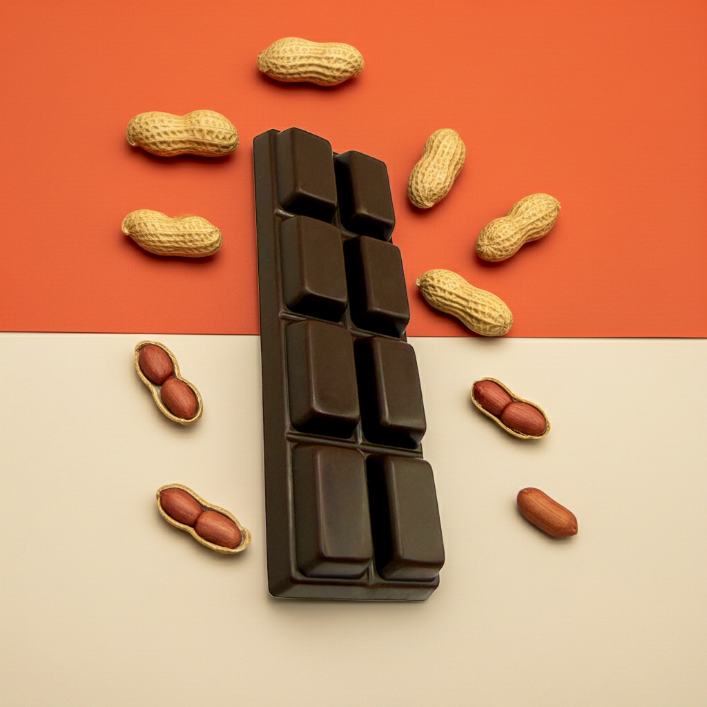 2x25g Keto Milk Chocolate Peanut Duo Bars (50 g)