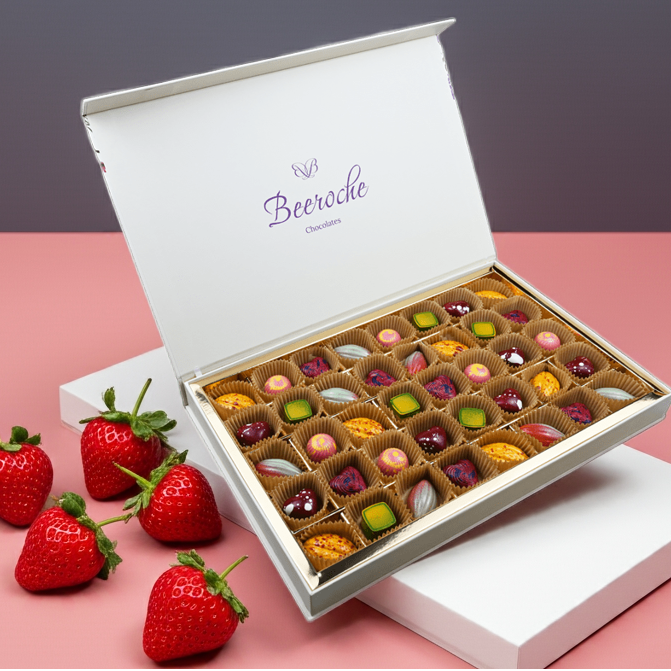 Premium Chocolate Bonbon - 40 Pcs Box Fruity