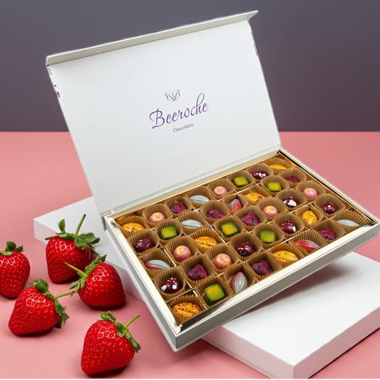 Premium Chocolate Bonbon - 40 Pcs Box Fruity