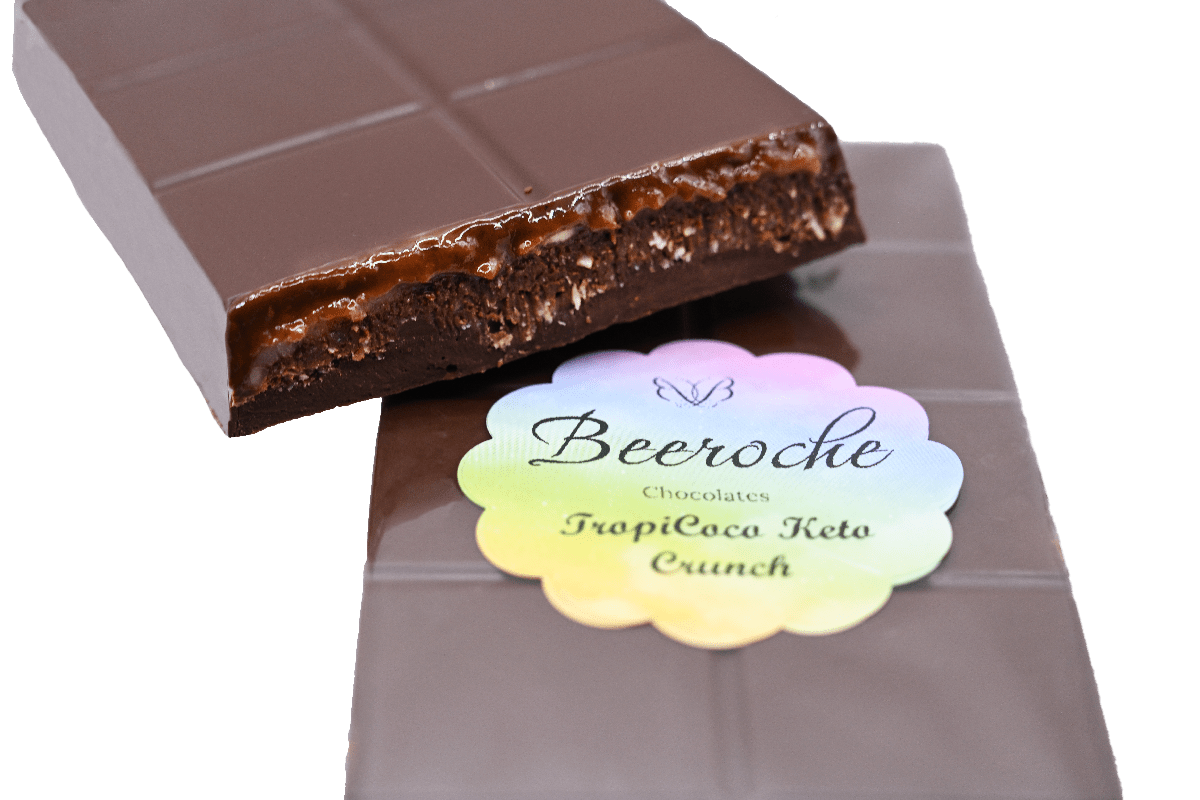 TropiCoco Keto Crunch - 185GM - Beeroche Chocolates