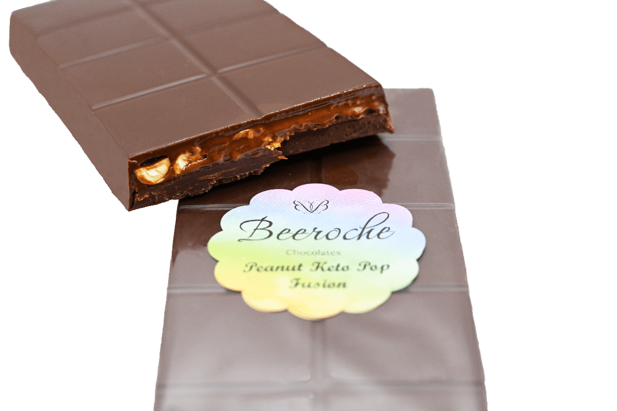 Peanut Keto Pop Fusion - 185GM - Beeroche Chocolates