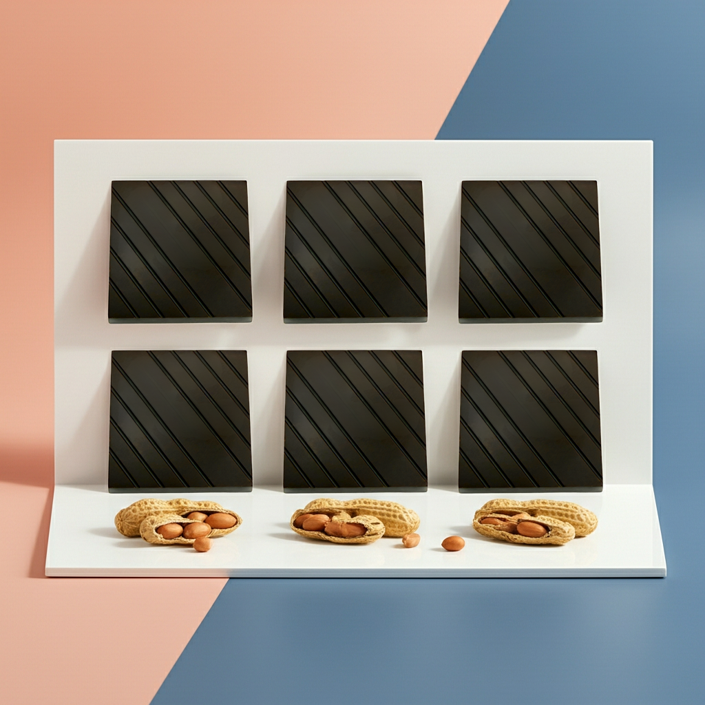 20g Keto Milk Chocolate Peanut Blocks-Box of 6