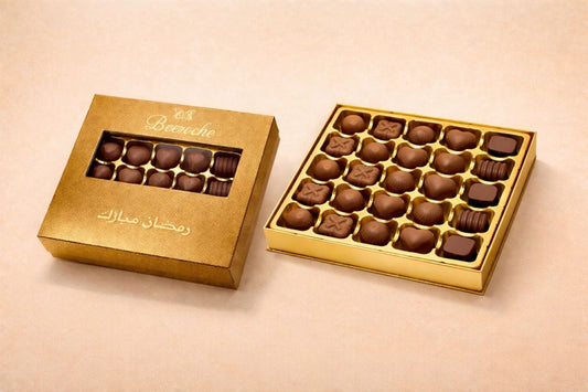Ramadan Chocolate gifts - Medium Premium Chocolate Box with assorted chocolates in elegant packaging.