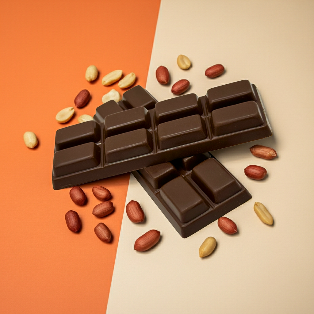 2x25g Keto Milk Chocolate Peanut Duo Bars (50 g)