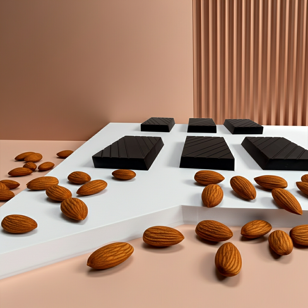 20g Keto Milk Chocolate Almond Blocks-Box of 6